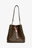 Louis Vuitton 2017 Monogram/Pink 'Neo Noe' MM Bucket Bag with 2 Straps