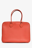 Hermes 2015 Orange Evercolour Leather Plume 32 Top Handle Bag