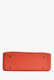 Hermes 2015 Orange Evercolour Leather Plume 32 Top Handle Bag