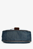 Prada Blue Denim/Leather Moon Bag