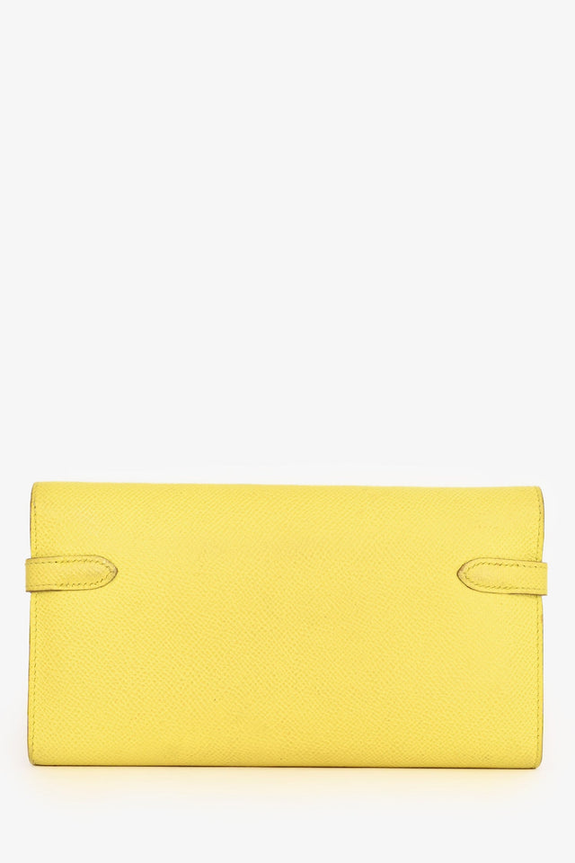 Hermes 2013 Yellow Epsom Kelly Wallet