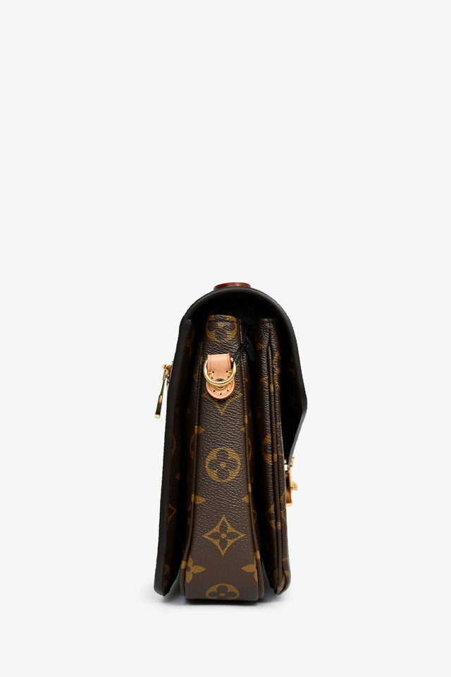 Louis Vuitton 2020 Monogram Canvas/Leather Pochette Metis Crossbody