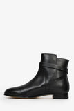 Hermes Black Leather Neo Kelly Ankle Boots Size 37