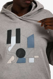 Hermes Grey Cotton Embroidered Hoodie Size L