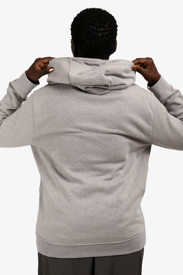 Hermes Grey Cotton Embroidered Hoodie Size L