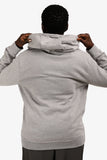 Hermes Grey Cotton Embroidered Hoodie Size L