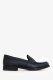 Prada Green/Navy Saffiano Leather Loafers Size 35
