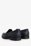 Prada Green/Navy Saffiano Leather Loafers Size 35