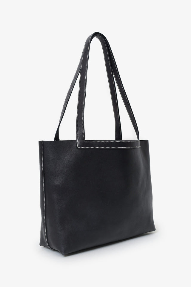Hermes Black Swift Cabasellier 31 Tote