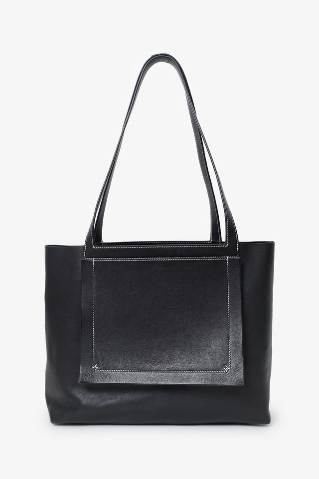 Hermes Black Swift Cabasellier 31 Tote
