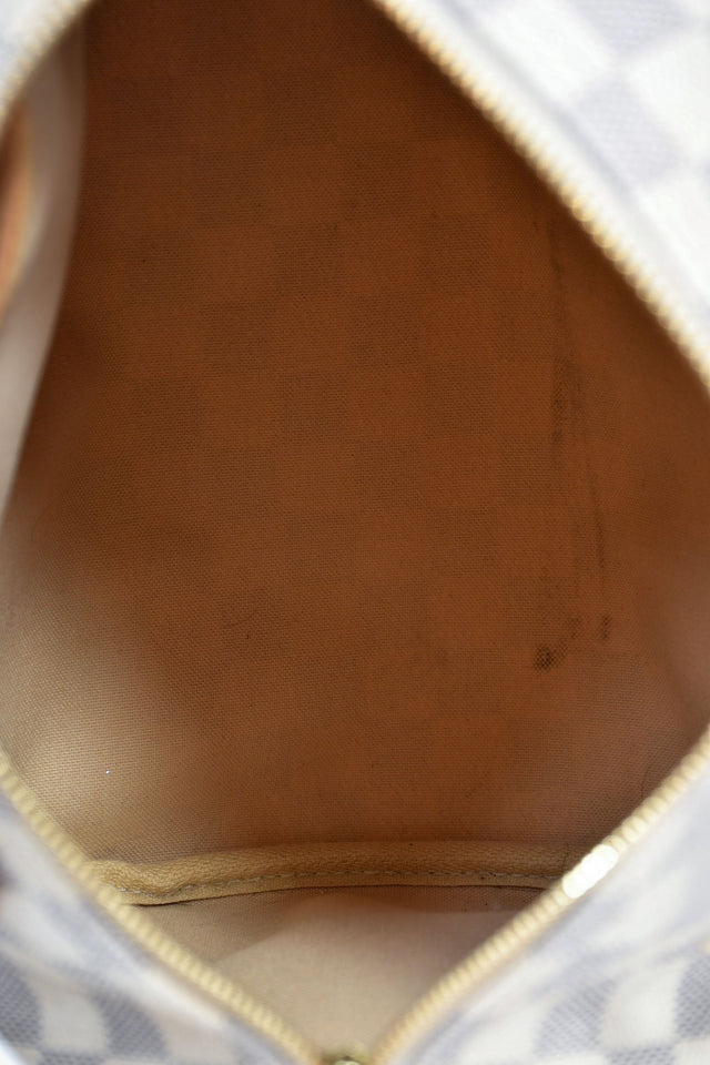 Louis Vuitton 2014 Damier Azur Speedy 25 Top Handle