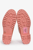 Louis Vuitton Pink Rubber Monogram Embossed 'Drops Flat' Half Rain Boots Size 41