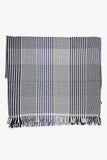 Hermes Blue/White Woven Knit Cashmere Blanket 200