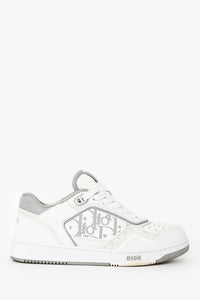 Christian Dior White Leather Oblique Low-Top Sneaker Size 36