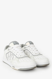 Christian Dior White Leather Oblique Low-Top Sneaker Size 36