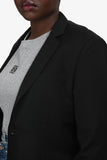 Burberry Black Wool Single Breasted Blazer Size 46S