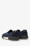 Prada Navy/Black Panelled Slip-on Sneakers Size 6 Mens