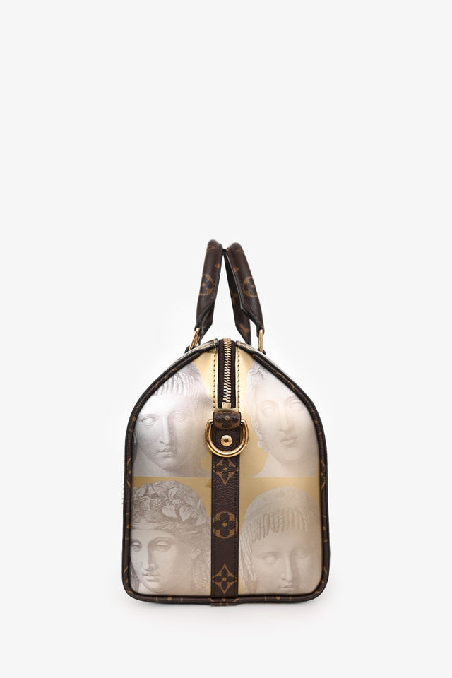 Louis Vuitton x Fornasetti Speedy 25 Bandouliere