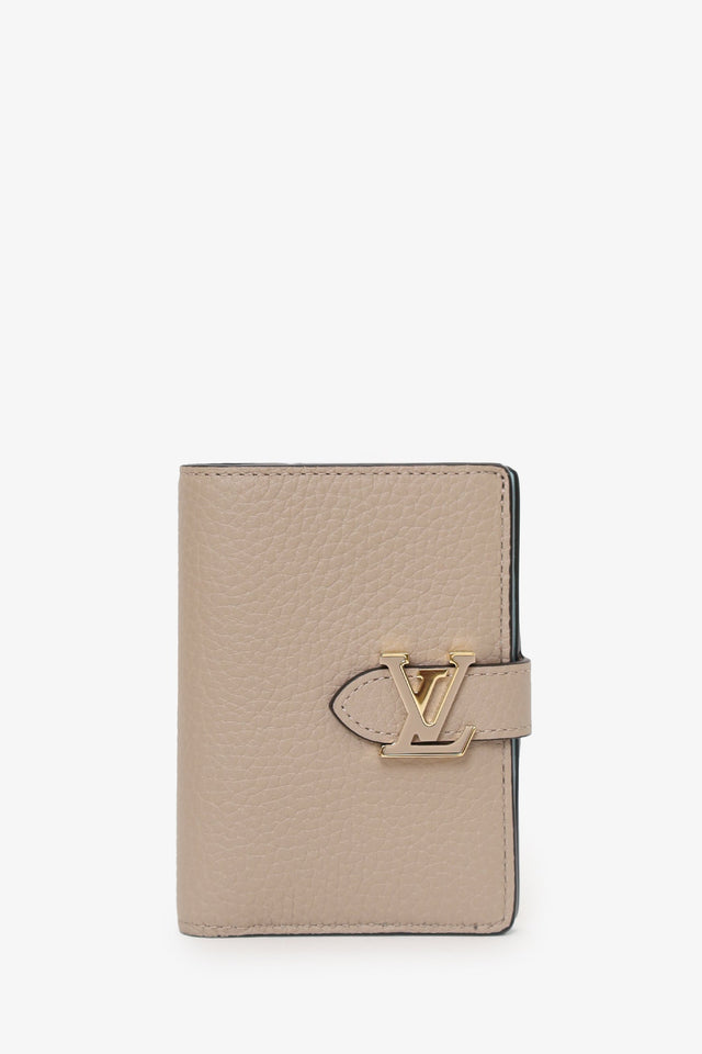 Louis Vuitton Pebble LV Vertical Compact Wallet