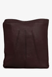 Hermes Burgundy Leather Toudou Shoulder Bag