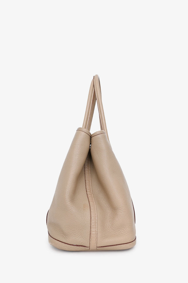 Hermes Taupe Negonda Leather Garden Party 36