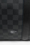 Louis Vuitton Graphite Damier Blue Lined Keepall 55