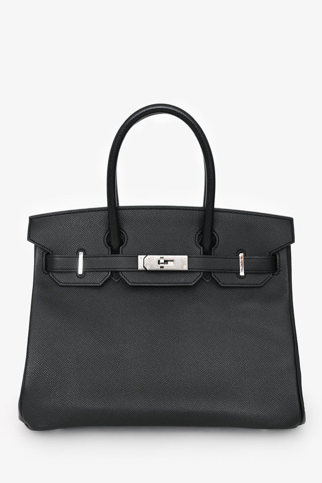 Hermes 2017 Black Epsom Birkin 30