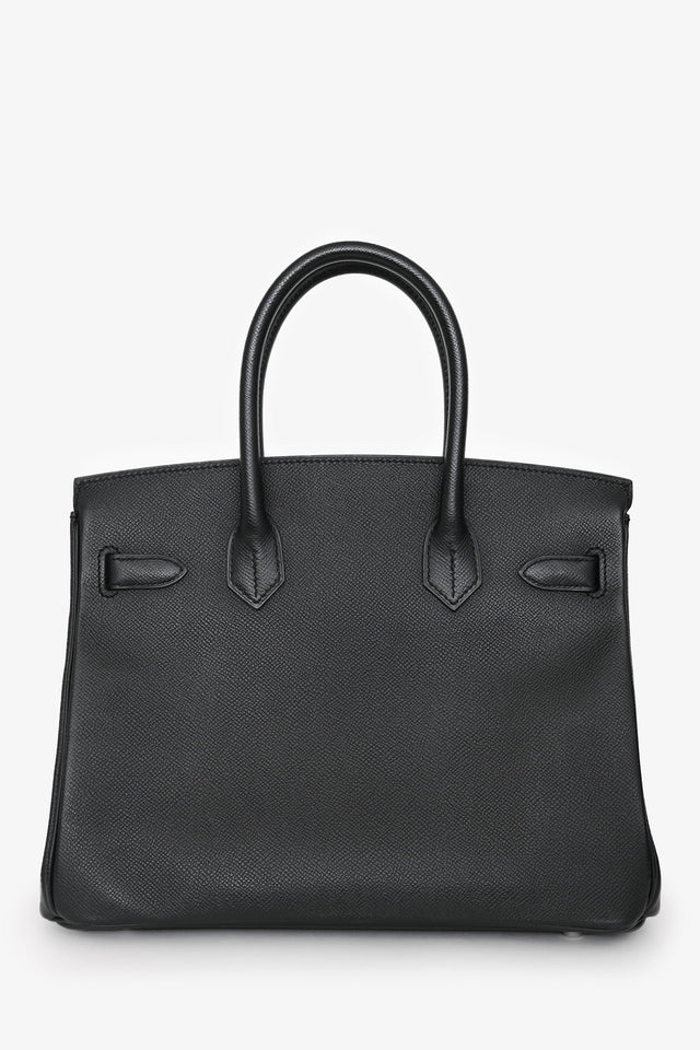 Hermes 2017 Black Epsom Birkin 30