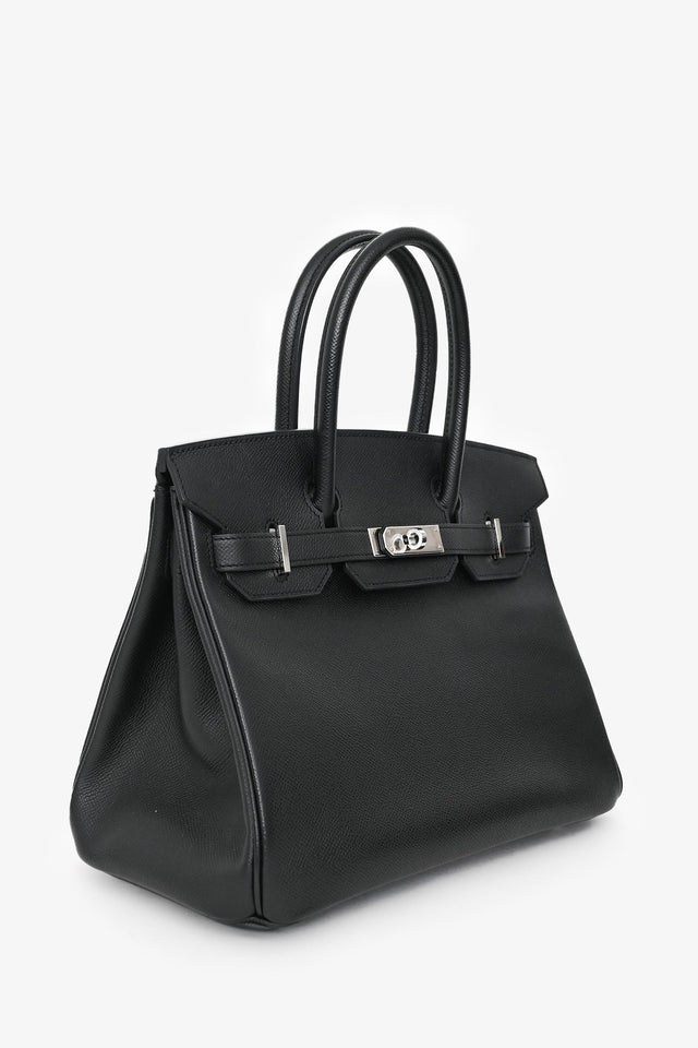 Hermes 2017 Black Epsom Birkin 30