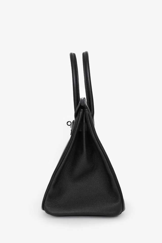 Hermes 2017 Black Epsom Birkin 30