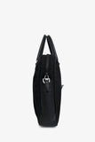 Prada Black Nylon Saffiano Leather Trim Briefcase