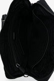 Prada Black Nylon Saffiano Leather Trim Briefcase