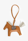 Hermes 2022 Sesame Craie Desert Agneau Milo Lezard Natura Lisse Grigri Rodeo Horse Bag Charm PM