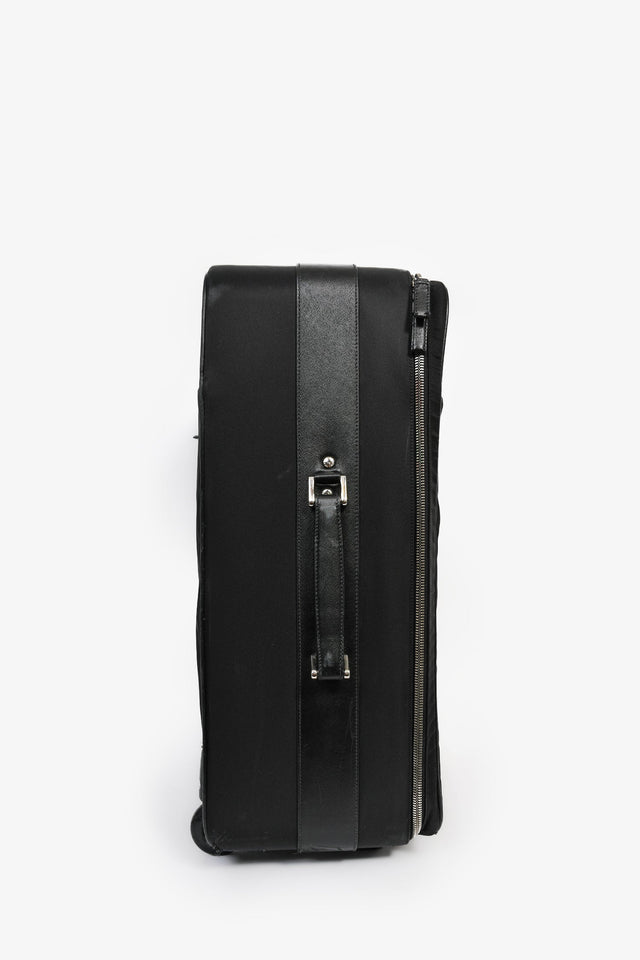 Prada Black Nylon 22" Roller Suitcase