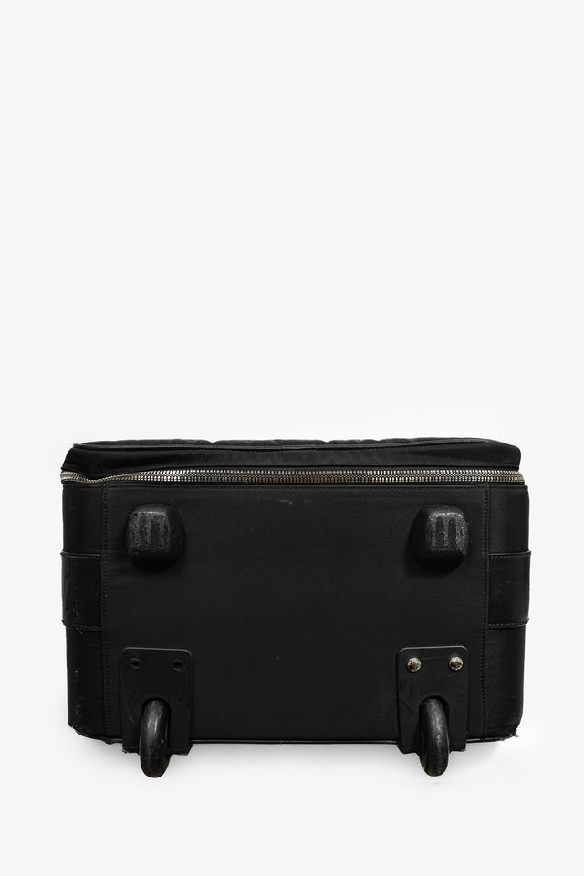 Prada Black Nylon 22" Roller Suitcase