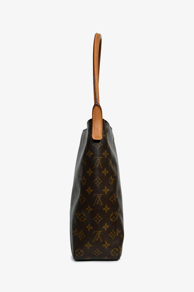 Louis Vuitton Brown Monogram Looping GM Top Handle Bag