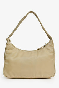 Prada Beige Nylon 2000 Re-Edition Shoulder Bag of