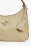 Prada Beige Nylon 2000 Re-Edition Shoulder Bag of