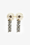 Christian Dior Faux Pearl/Crystal J'ADior Drop Earrings
