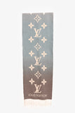 Louis Vuitton Blue/Pink Cashmere Logo 'Reykjavik' Scarf