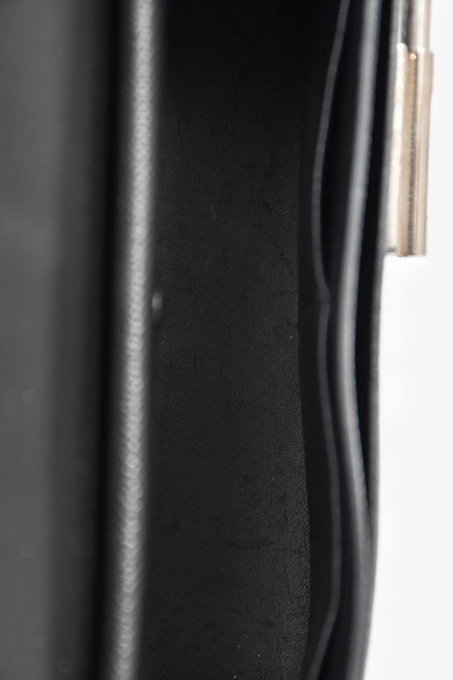 Hermes Black Epsom Leather Verrou 23 Shoulder Bag