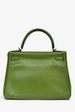 Hermes 2009 Green Pelouse Swift Leather Retourne Kelly 28