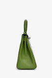 Hermes 2009 Green Pelouse Swift Leather Retourne Kelly 28
