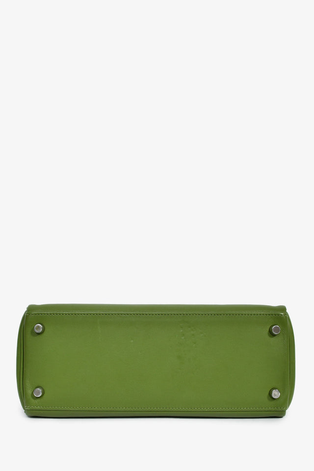 Hermes 2009 Green Pelouse Swift Leather Retourne Kelly 28