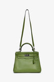 Hermes 2009 Green Pelouse Swift Leather Retourne Kelly 28