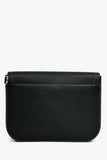 Christian Dior Black Grained Leather Saddle Pouch Mens