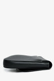 Christian Dior Black Grained Leather Saddle Pouch Mens