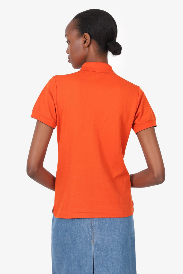 Hermes Orange Polo Top Size XS