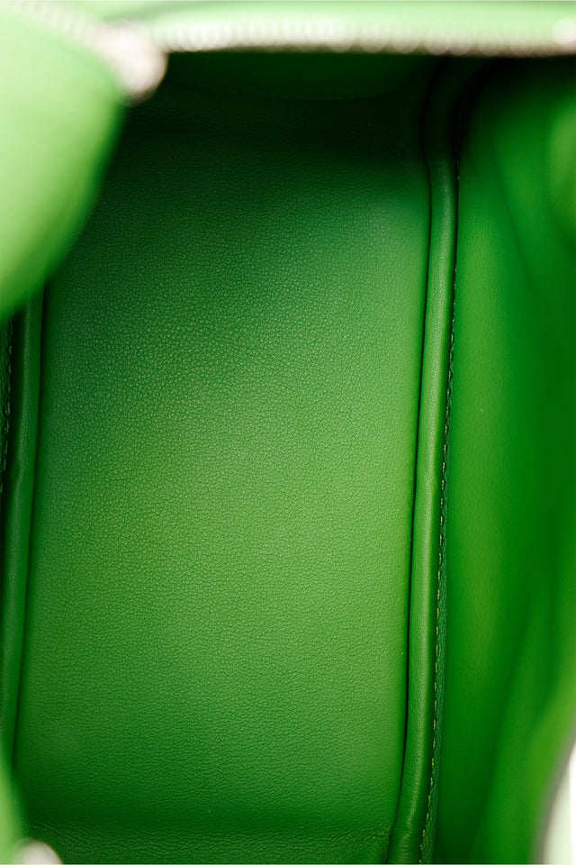Hermes 2024 A9 Vert Yucca Clemence Mini Lindy 20