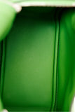 Hermes 2024 A9 Vert Yucca Clemence Mini Lindy 20